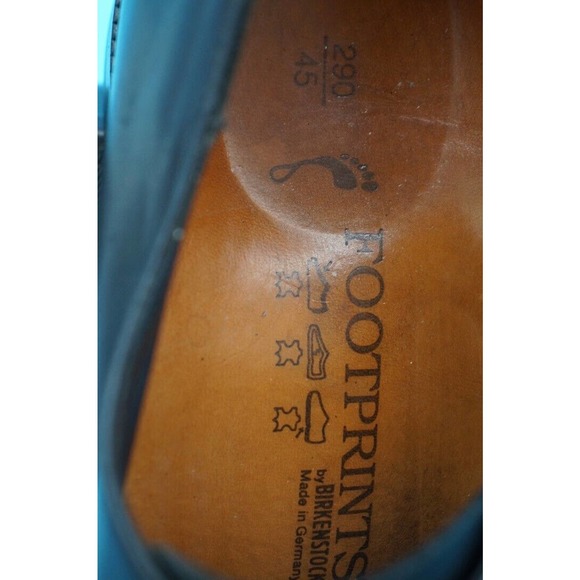 BIRKENSTOCKS FOOTPRINTS CLASSIC BLACK OXFORD MONK STRAP SIZE 45 - Picture 13 of 14